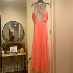 LaFemme Formal gown. Size 14 altered to size 10.